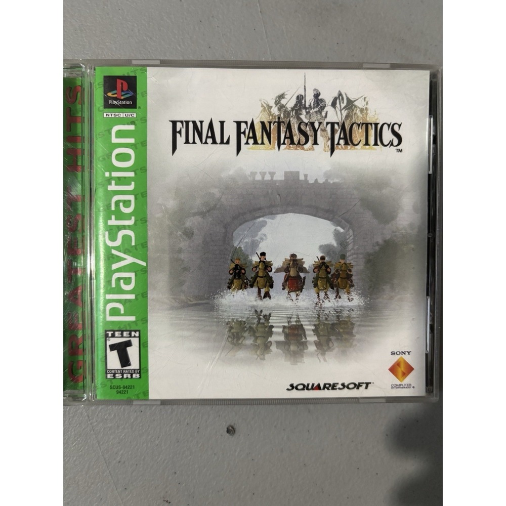Final Fantasy Tactics (Sony PlayStation 1, 1998) PS1 PSOne PSX 2 3 CIB